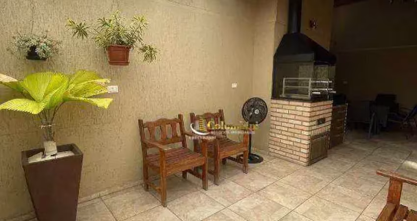 Cobertura com 3 dormitórios à venda, 160 m² por r$ 580.000 - casa branca - santo andré/sp