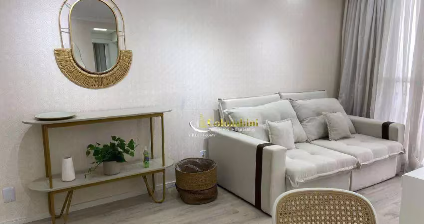Apartamento com 3 dormitórios à venda, 60 m² por r$ 459.000 - parque erasmo assunção - santo andré/sp