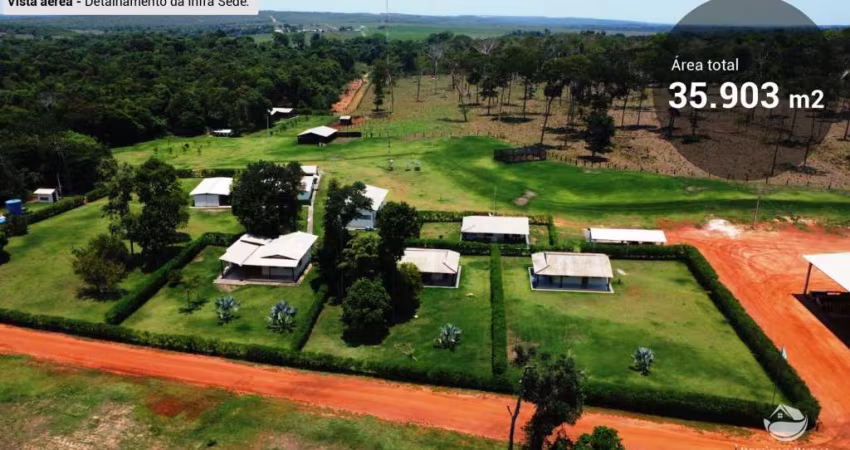 INCRÍVEL FAZENDA COM ÓTIMA INFRAESTRUTURA EM MUTUM/MT