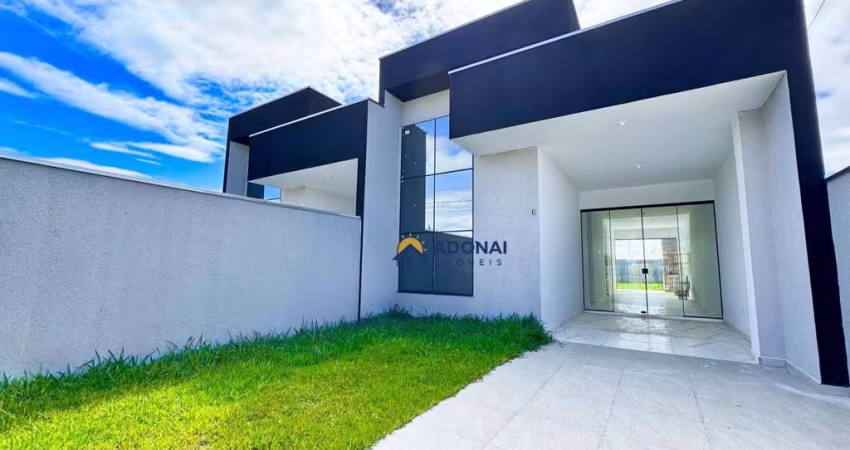 Casa Nova com 3 dormitórios à venda, 103 m² por R$ 490.000 - Eliana - Guaratuba/PR