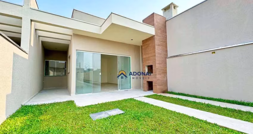Casa com 3 dormitórios à venda, 83 m² por r$ 390.000,00 - eliana - guaratuba/pr