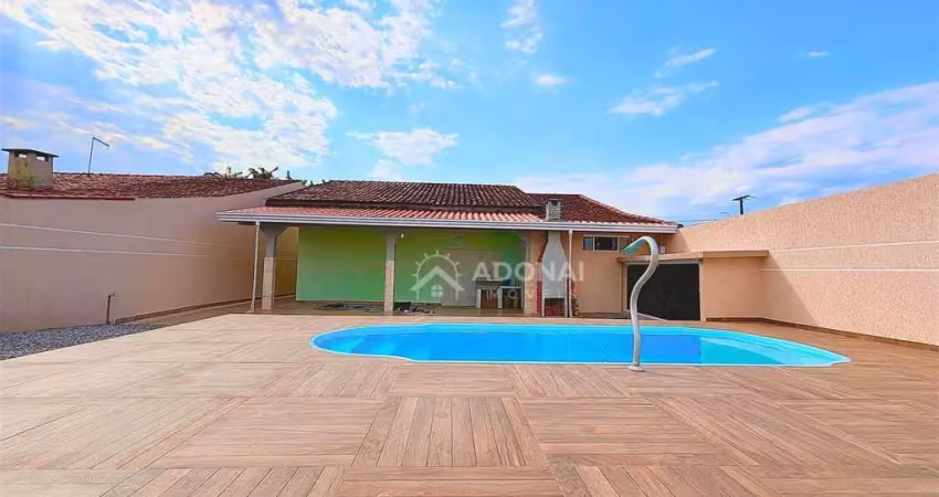 Casa 200 metros do mar!! com 3 dormitórios à venda, 174 m² por r$ 620.000 - coroados - guaratuba/pr