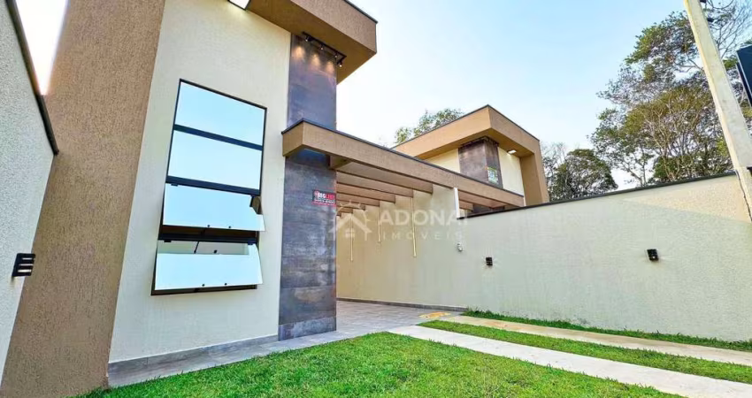 Casa Nova com 3 dormitórios à venda, 110 m² por R$ 650.000 - Eliana - Guaratuba/PR
