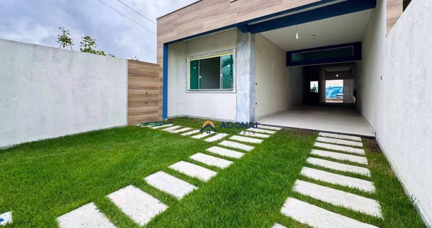 Casa Nova com Piscina, 3 dormitórios à venda, 114 m² por R$ 630.000 - Nereidas - Guaratuba/PR