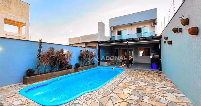 Sobrado totalmente mobiliado com 3 dormitórios à venda, 194 m² por R$ 890.000 - Brejatuba - Guaratuba/PR