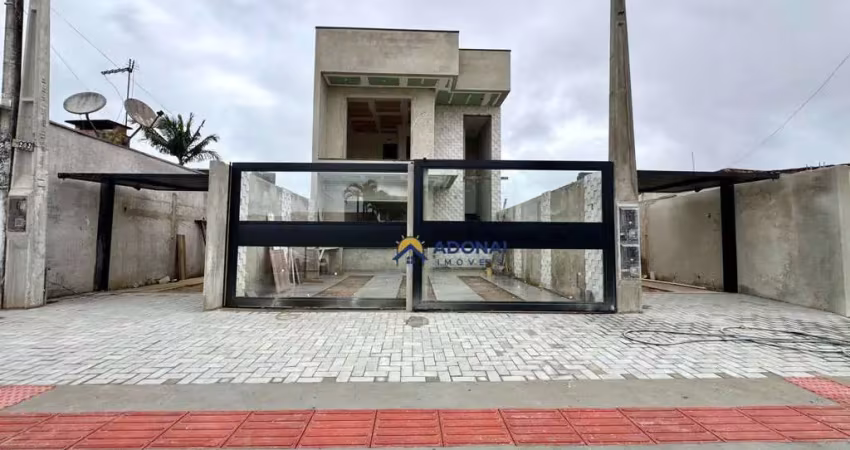 Sobrado novo com piscina, 3 dormitórios à venda, 137 m² por r$ 830.000 - eliana - guaratuba/pr
