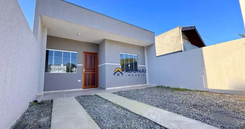 Casa nova, com 2 dormitórios à venda, 54 m² por r$ 270.000 - nereidas - guaratuba/pr