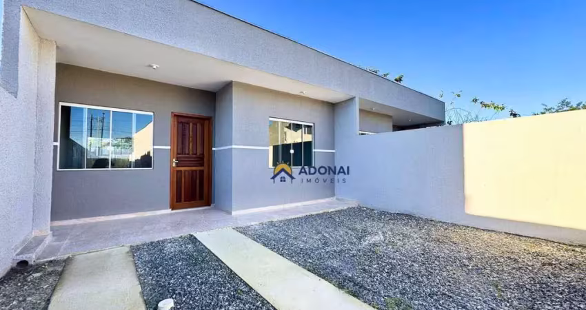 Casa com 2 dormitórios à venda, 54 m² por r$ 270.000,00 - nereidas - guaratuba/pr