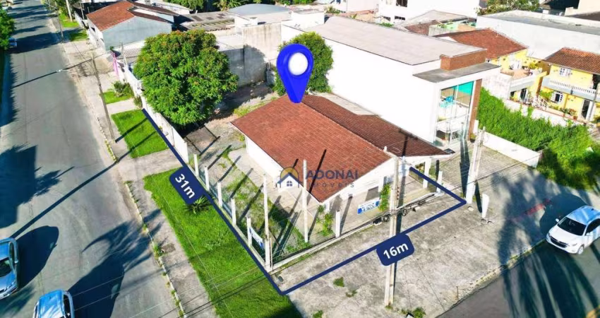 CASA DE ESQUINA COM POTENCIAL COMERCIAL, à venda,  por R$ 1.100.000 - Centro - Guaratuba/PR