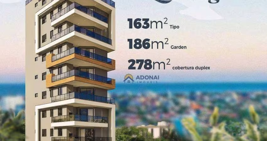 Apartamento com Vista para o Mar, com 3 dormitórios à venda por R$ 1.680.000 - Centro - Guaratuba/PR