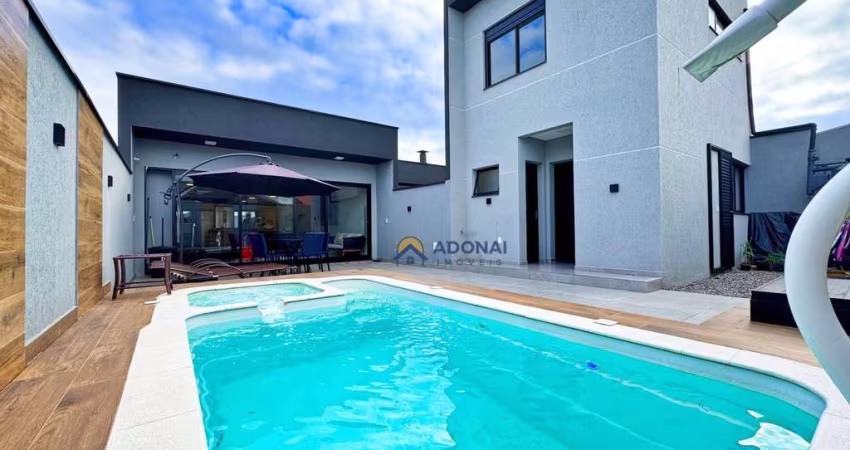 CASA INTELIGENTE, com 4 dormitórios e Piscina, à venda, 189 m² por R$ 1.580.000 - Balneario Eliana - Guaratuba/PR