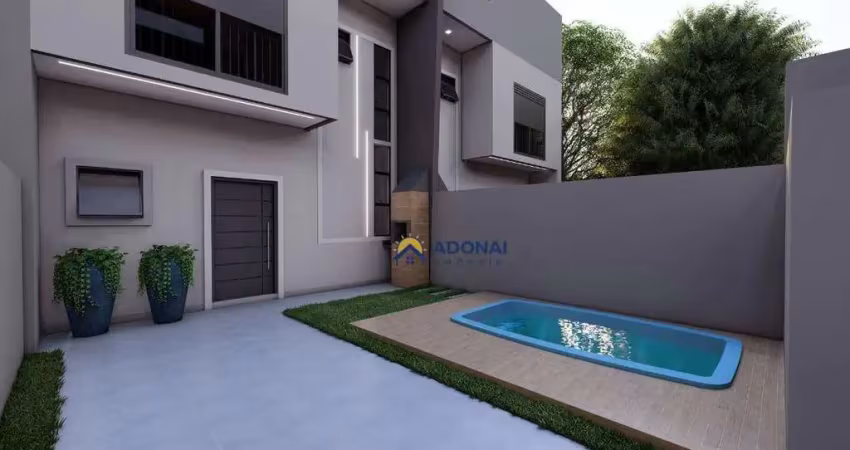 Sobrado com 3 dormitórios à venda, 140 m² por R$ 649.000,00 - Coroados - Guaratuba/PR