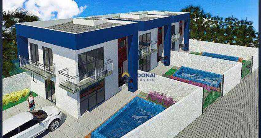 Sobrado com 3 dormitórios à venda, 105 m² por R$ 550.000,00 - Coroados - Guaratuba/PR