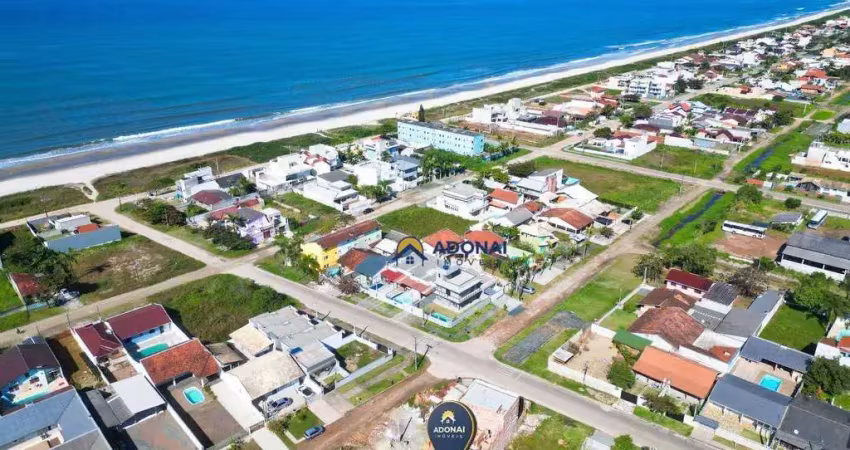 Sobrado a 2 quadras do mar, com 3 dormitórios à venda, 100 m² por r$ 490.000 - coroados - guaratuba/pr