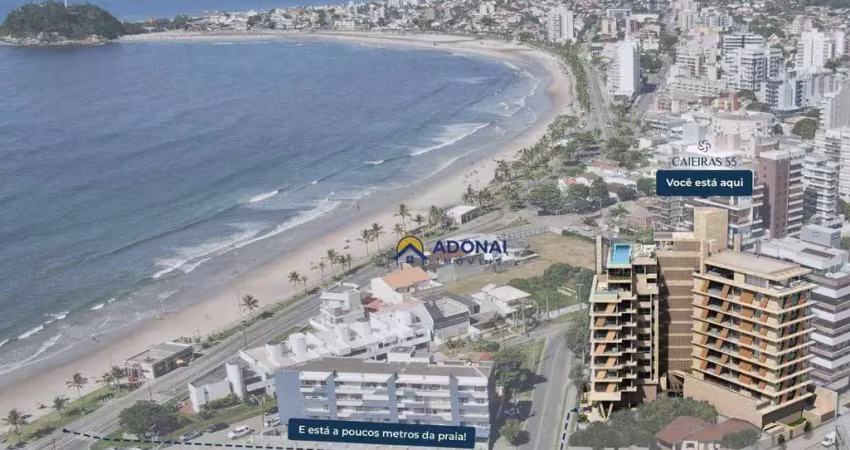 3 suítes com terraço amplo a 100m da praia - conheça o lançamento