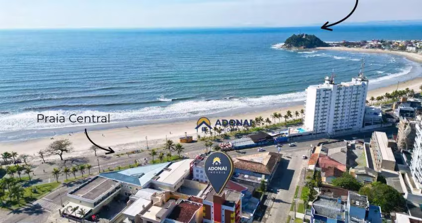 Apartamento a menos de 100 metros da praia central,  à venda por r$ 485.000 - centro - guaratuba/pr