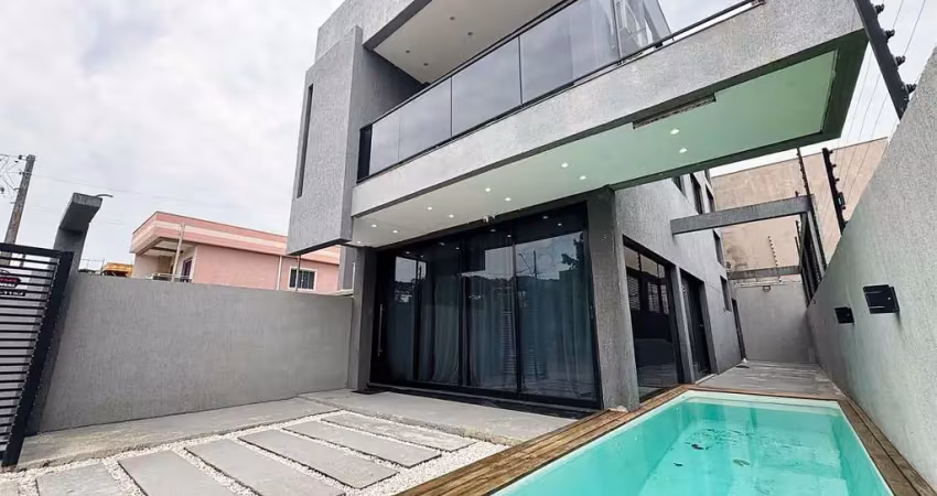 Sobrado com 3 dormitórios à venda, 200 m² por r$ 950.000,00 - brejatuba - guaratuba/pr