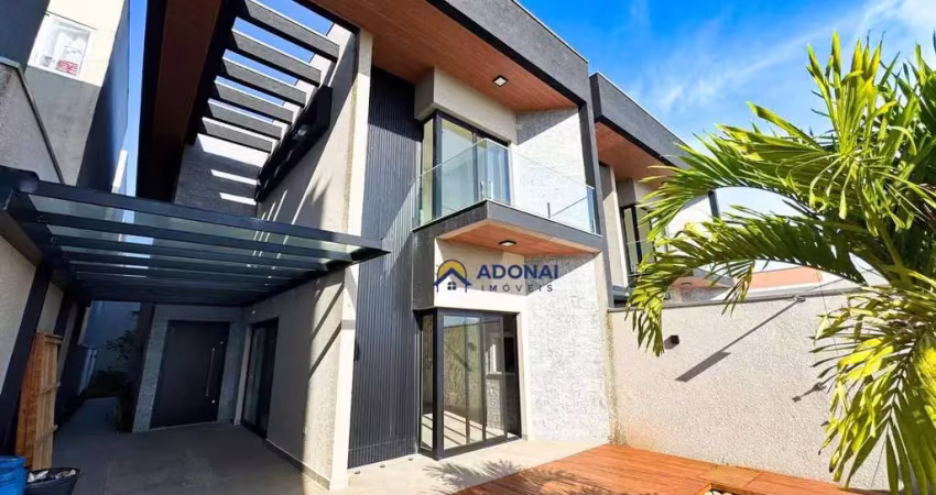 Residência de alto padrão com lago artificial, 153 m² por r$ 1.725.000 - brejatuba - guaratuba/pr