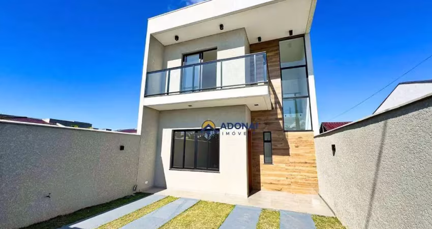 Sobrado com 3 dormitórios à venda, 116 m² por r$ 730.000,00 - eliana - guaratuba/pr