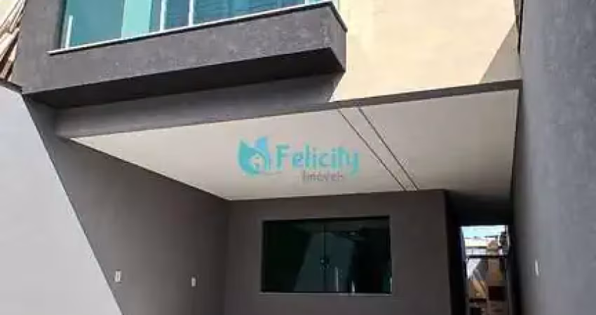 Sobrado novo com 135 m², 3 suítes, 4 vagas na chácara são joão