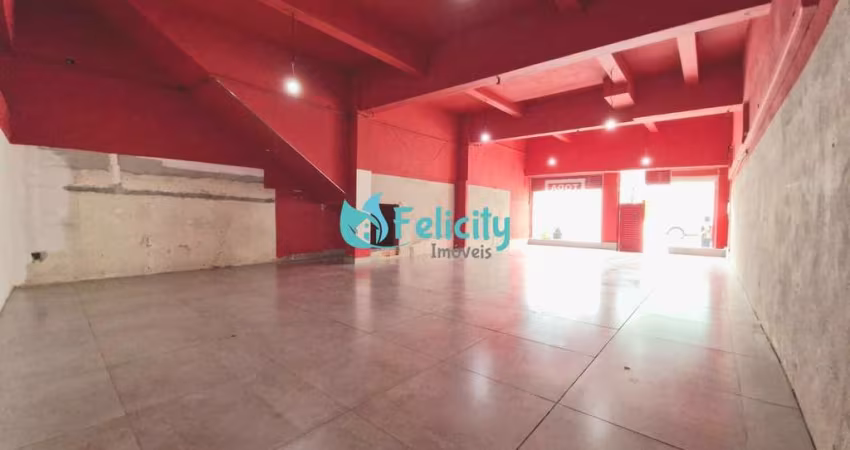 Salão comercial com 180m2, 2 banheiros em Pinheiros
