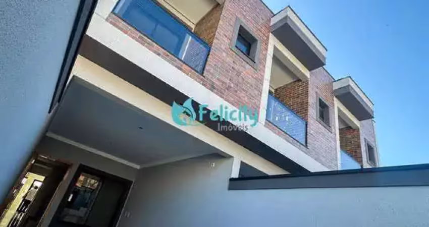 Sobrado novo com 3 suítes, 2 vagas, 145m2 no parque maria domitila