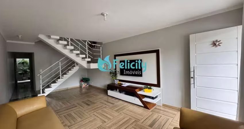 Sobrado com 3 dorms, 1 suíte, 4 vagas, 143m2 no jardim felicidade