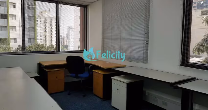 Conjunto comercial com 2 salas, 4 vagas, 120m2 em pinheiros