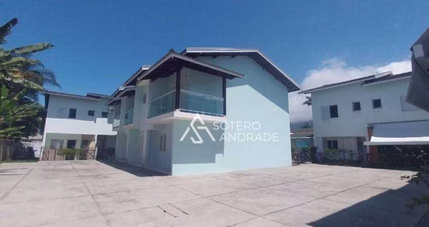 Village com 2 dormitórios para alugar, 90 m² por R$ 2.400,00/mês - Massaguaçu - Caraguatatuba/SP