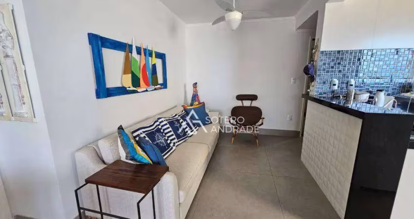 Lindo apartamento com vista para o mar na praia Massaguaçu