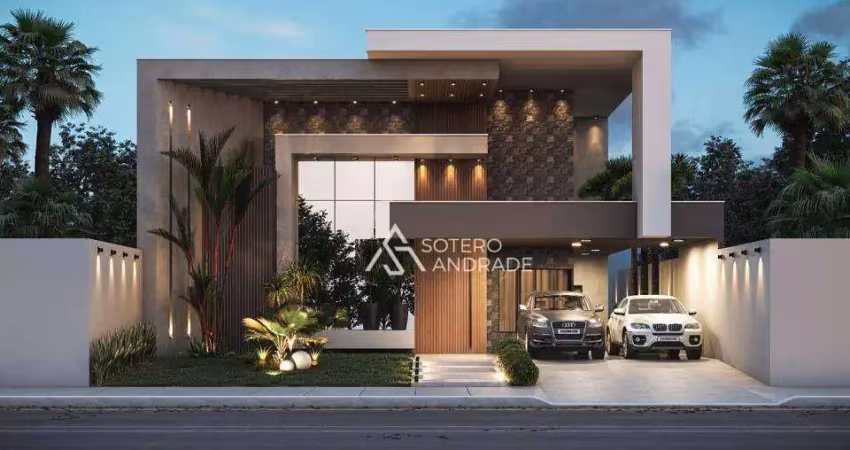 Casa de luxo vendida na planta, localização privilegiada na praia do indaiá