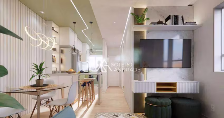 Lançamento, apartamentos com dois dormitórios no bairro gaivotas