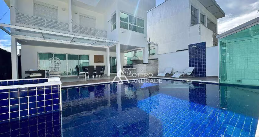 Linda casa com piscina no condomínio costa nova no massaguaçu
