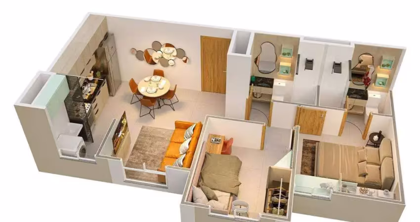 Apartamento à venda no EASY SERRARIA, SERRARIA, Maceió, AL