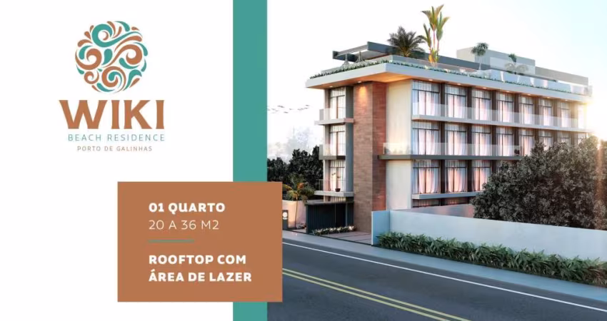 Apartamento à venda no WIKI BEACH RESIDENCE , PORTO DE GALINHAS , Ipojuca, PE