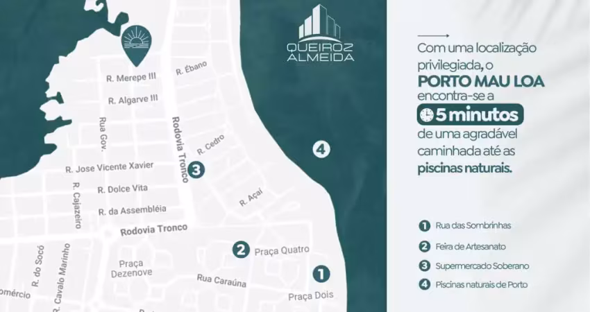Apartamento à venda no porto mau loa , porto de galinhas , ipojuca, pe