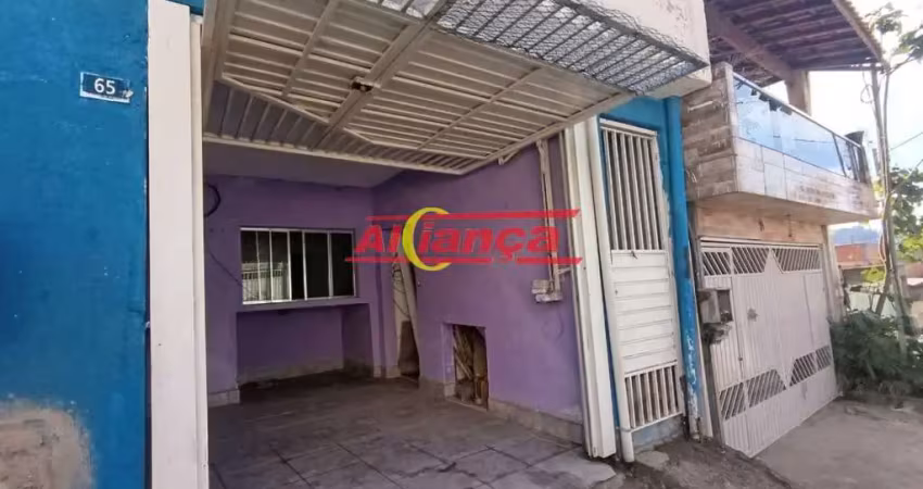 Casa resdencial para alugar, 100m² , 2 quartos, 1 vaga de garagem - guarulhos por 1.000,00