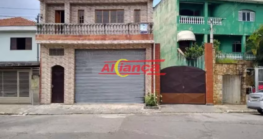 Salão 200m² com porta de ferro automática, vila galvão - por r$ 3.800,00
