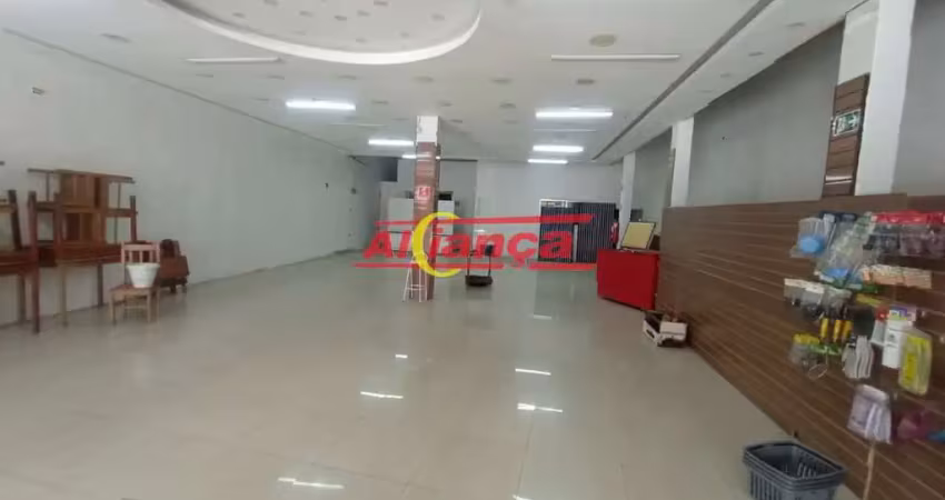 Salão comercial para alugar, 300m², 03 vagas, jardim tranquilidade - guarulhos/sp por r$ 9.000,00