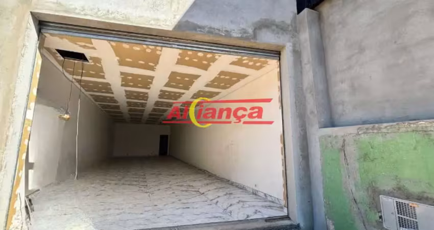 Salão para alugar, 64m² - de salão terreo, com 2 banheiros bairro -picanço -  guarulhos/sp -