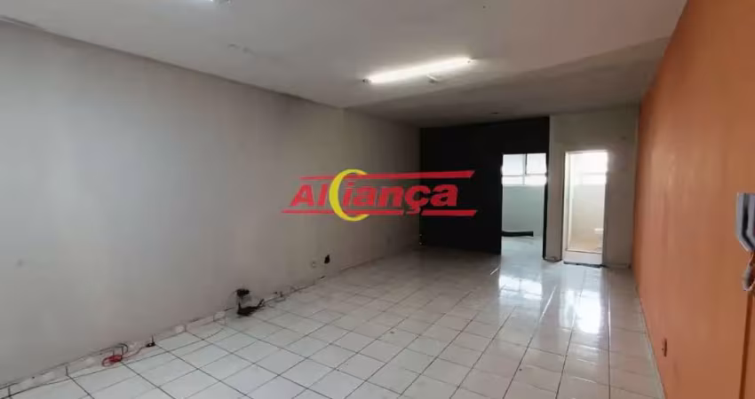 Sala para alugar, 50m² - jardim santa mena - guarulhos/sp - por 1.100,00