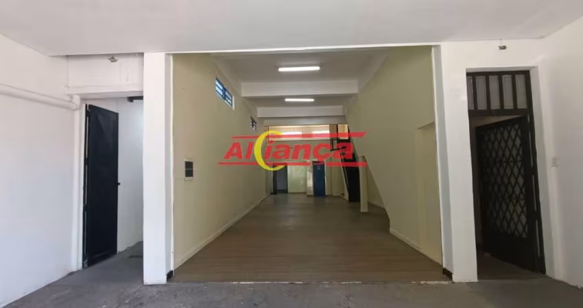 Salão Comercial para alugar 200m² com Mezanino - Vl. Barros - Guarulhos por R$: 4.500,00