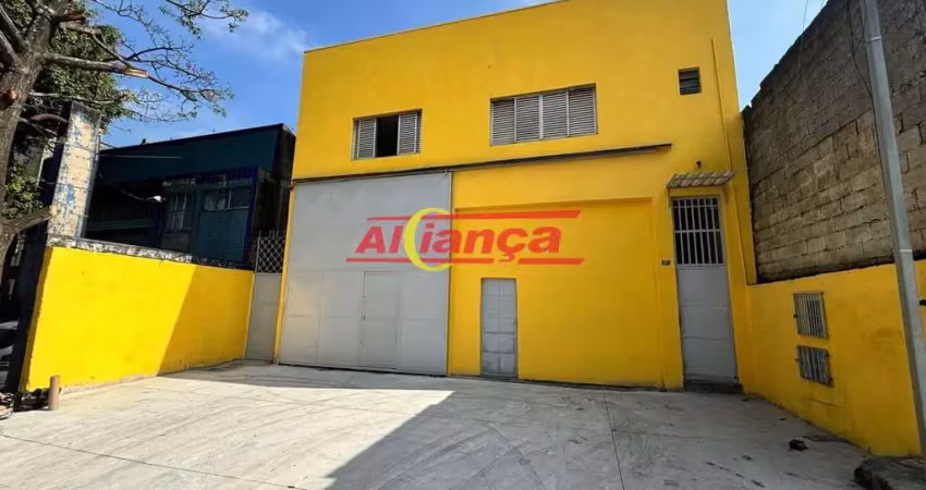 Galpão para alugar, 516m² total  - bairro - cidade industrial satélite  - guarulhos/sp