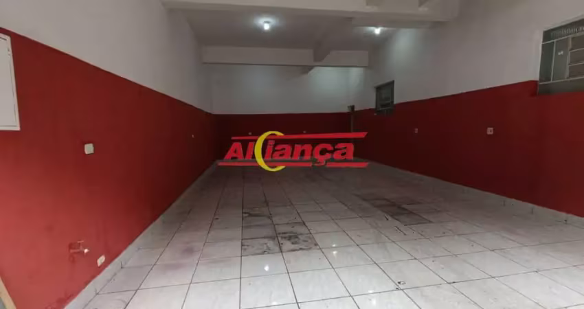 Salão para alugar, 80 m² - vila barros - guarulhos/sp - por r$ 2.300,00