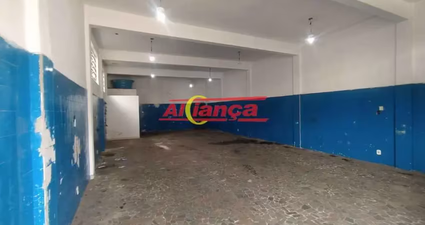 Salão para alugar com 85m², 02 vagas, jardim são paulo - guarulhos/sp por r$ 2.800,00