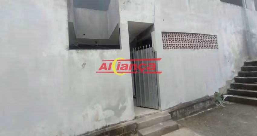 Casa com 01 dormitório para alugar, 40m² - fortaleza - guarulhos/sp por r$ 1.000,00