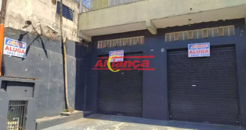 Salão para alugar, 90m² com 2 banheiros - cidade serodio - guarulhos/sp - por r$ 3.500,00
