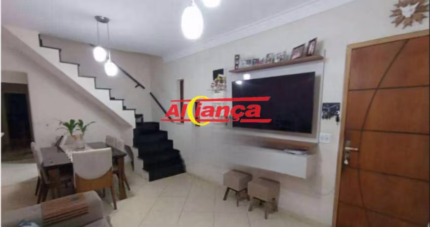 sobrado para alugar, 3 quartos, 1 suíte e 2 vagas 199 m², Parque continental II - Guarulhos R$ 4.500