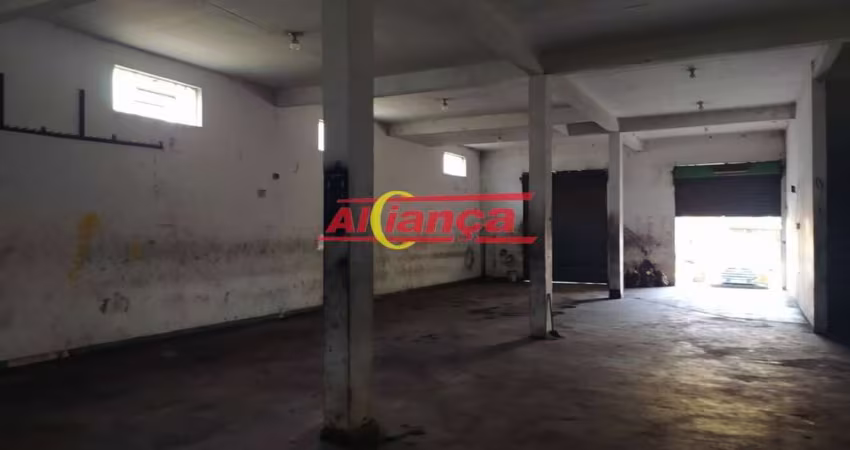 SALÃO COMERCIAL PARA ALUGAR, 04 VAGAS, 265M², VILA NOVA BONSUCESSO - GUARULHOS/SP POR R$ 5.500,00