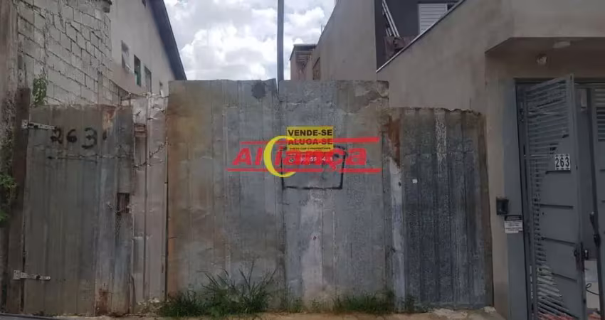 Terreno para alugar,  125m²- jardim adriana - guarulhos/sp - por r$700